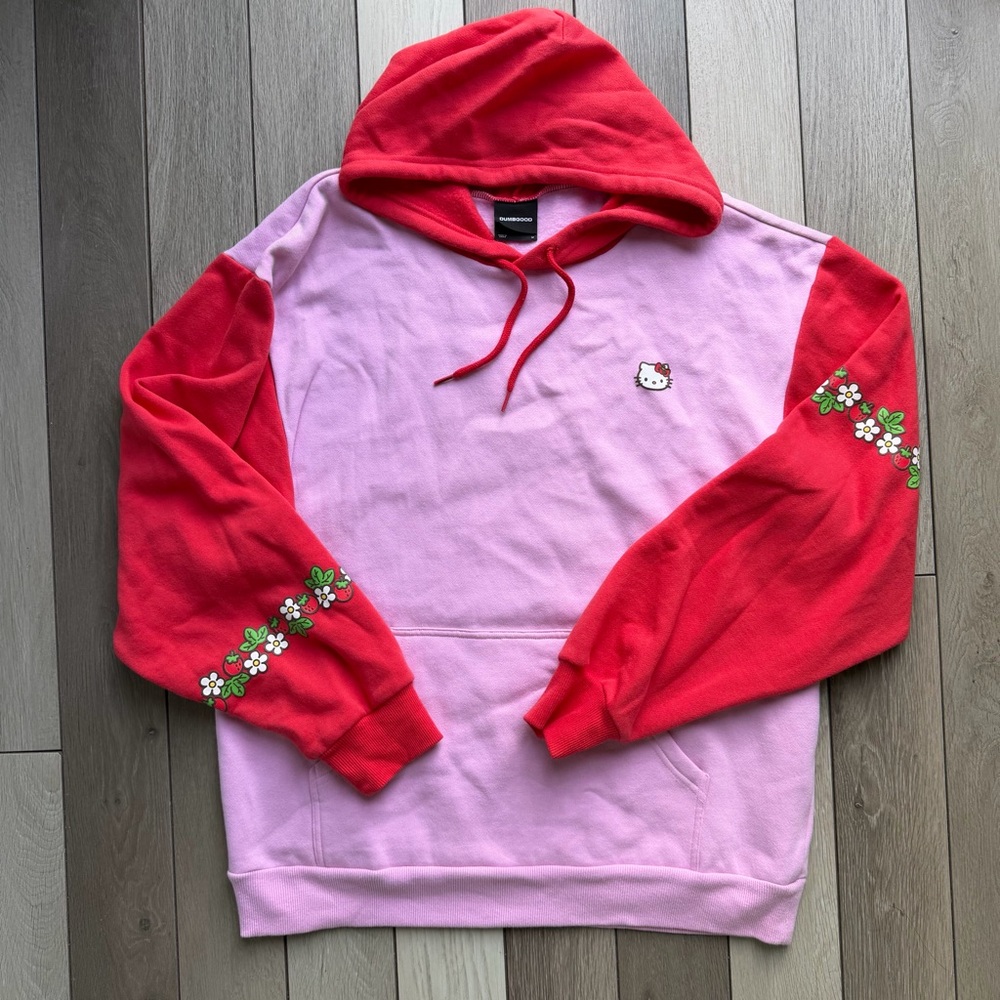 Hello Kitty Pink and Red Hoodie